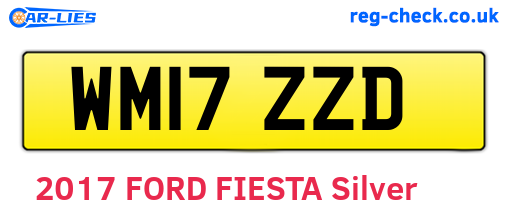 WM17ZZD are the vehicle registration plates.
