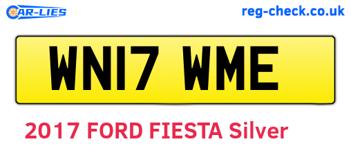 WN17WME are the vehicle registration plates.
