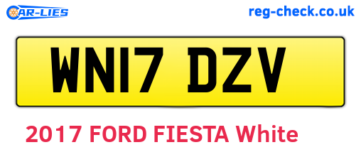 WN17DZV are the vehicle registration plates.