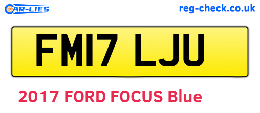 FM17LJU are the vehicle registration plates.
