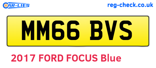 MM66BVS are the vehicle registration plates.