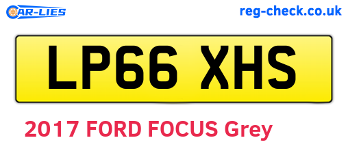 LP66XHS are the vehicle registration plates.