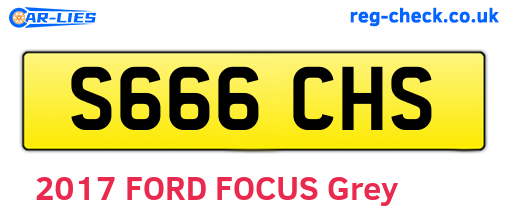 S666CHS are the vehicle registration plates.