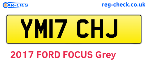 YM17CHJ are the vehicle registration plates.