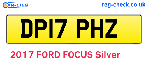 DP17PHZ are the vehicle registration plates.
