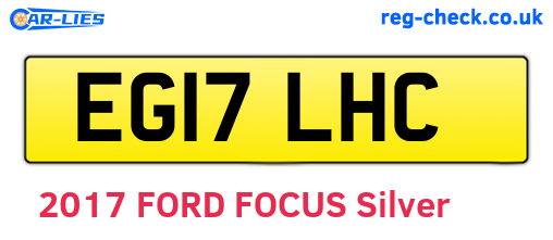 EG17LHC are the vehicle registration plates.