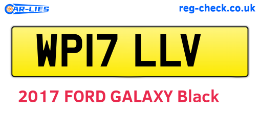 WP17LLV are the vehicle registration plates.