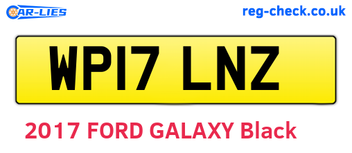 WP17LNZ are the vehicle registration plates.