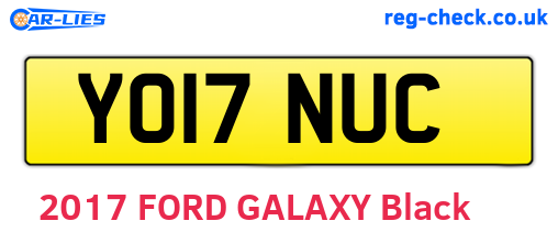 YO17NUC are the vehicle registration plates.