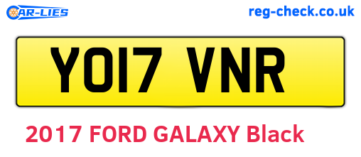 YO17VNR are the vehicle registration plates.