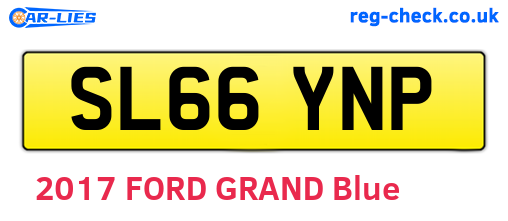 SL66YNP are the vehicle registration plates.