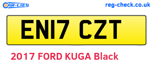 EN17CZT are the vehicle registration plates.