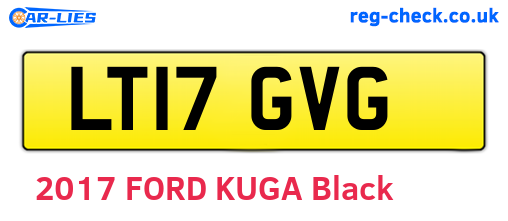 LT17GVG are the vehicle registration plates.