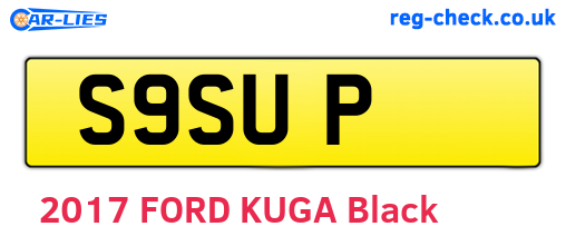 S9SUP are the vehicle registration plates.