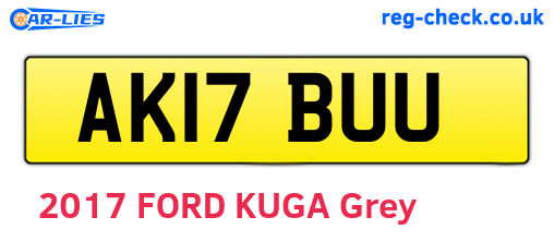 AK17BUU are the vehicle registration plates.
