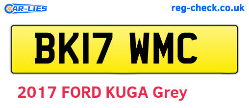 BK17WMC are the vehicle registration plates.