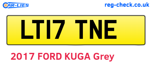 LT17TNE are the vehicle registration plates.