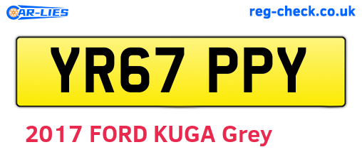 YR67PPY are the vehicle registration plates.