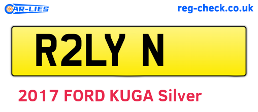 R2LYN are the vehicle registration plates.