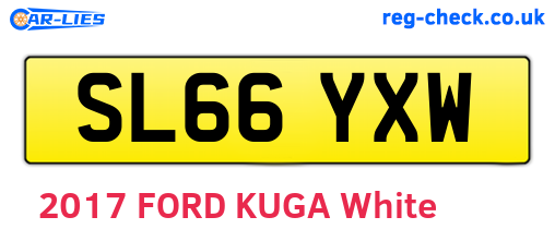SL66YXW are the vehicle registration plates.