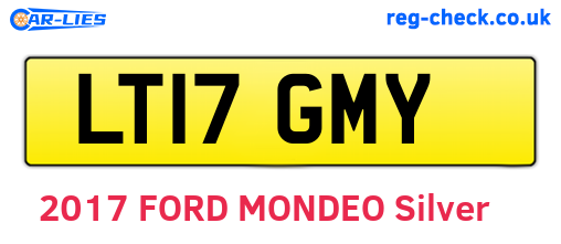 LT17GMY are the vehicle registration plates.