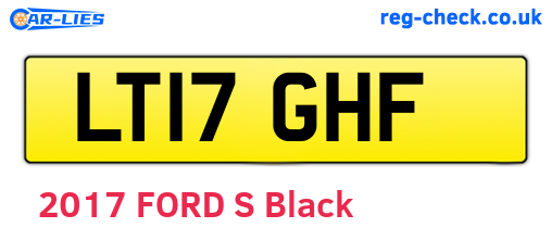 LT17GHF are the vehicle registration plates.