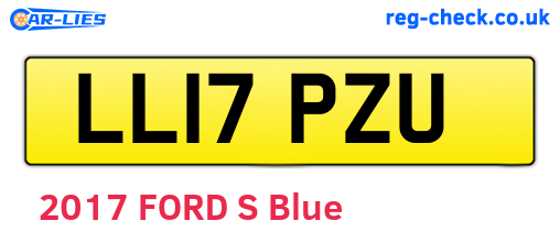LL17PZU are the vehicle registration plates.
