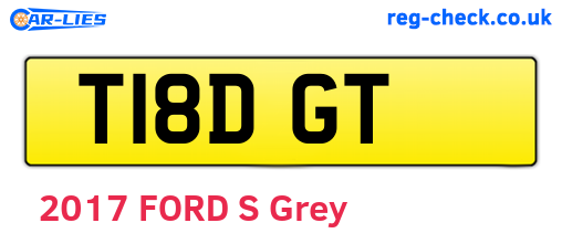 T18DGT are the vehicle registration plates.