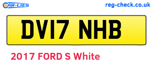 DV17NHB are the vehicle registration plates.
