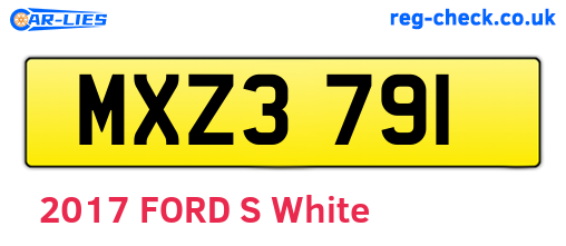 MXZ3791 are the vehicle registration plates.