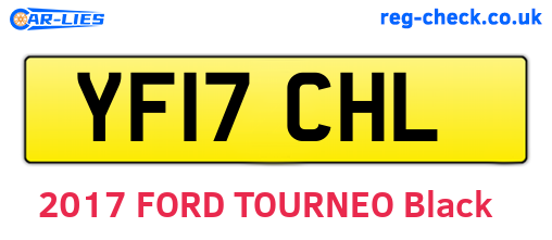 YF17CHL are the vehicle registration plates.