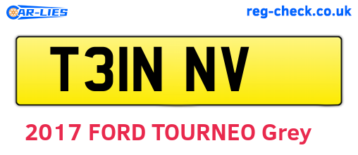 T31NNV are the vehicle registration plates.