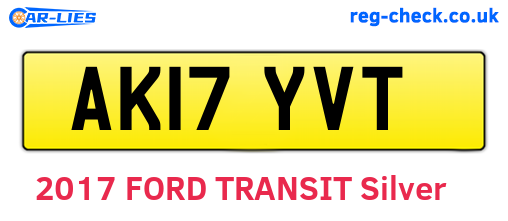 AK17YVT are the vehicle registration plates.