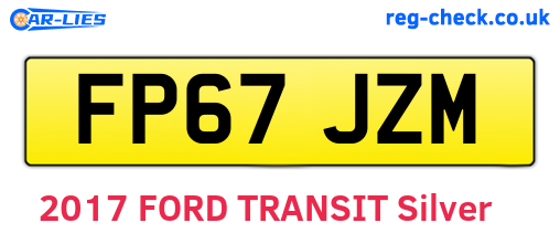 FP67JZM are the vehicle registration plates.