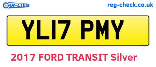 YL17PMY are the vehicle registration plates.
