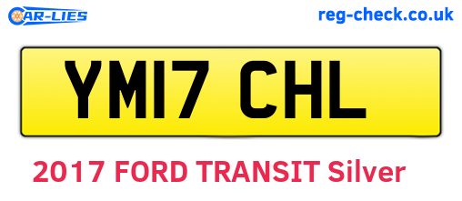 YM17CHL are the vehicle registration plates.