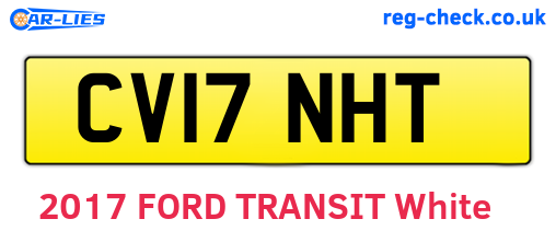 CV17NHT are the vehicle registration plates.