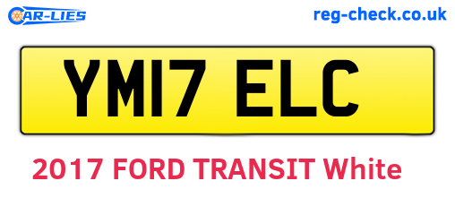 YM17ELC are the vehicle registration plates.