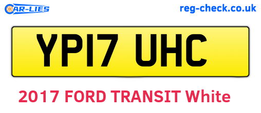 YP17UHC are the vehicle registration plates.