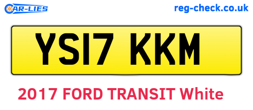 YS17KKM are the vehicle registration plates.