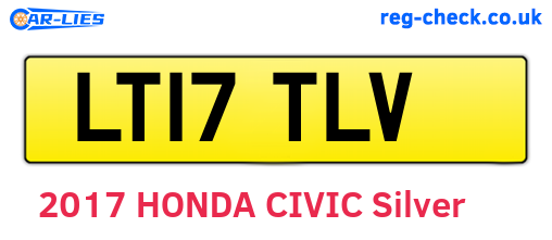LT17TLV are the vehicle registration plates.