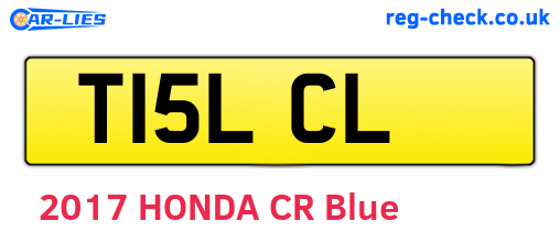 T15LCL are the vehicle registration plates.