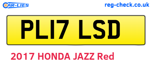 PL17LSD are the vehicle registration plates.