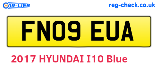 FN09EUA are the vehicle registration plates.