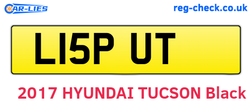 L15PUT are the vehicle registration plates.