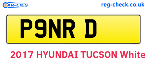 P9NRD are the vehicle registration plates.