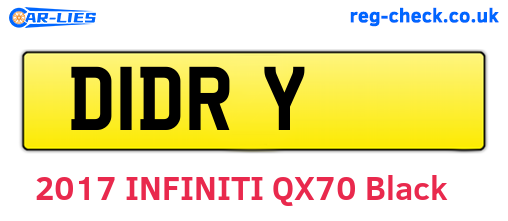 D1DRY are the vehicle registration plates.