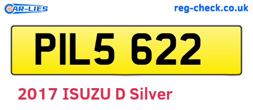 PIL5622 are the vehicle registration plates.