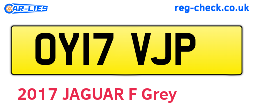 OY17VJP are the vehicle registration plates.