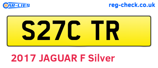 S27CTR are the vehicle registration plates.